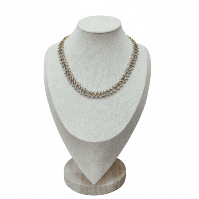 Chevron Links Diamond Chain