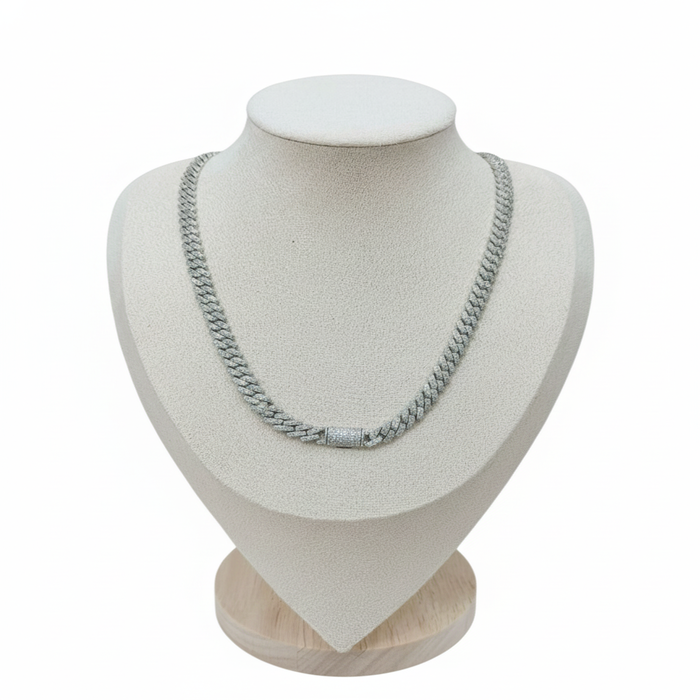 Silver With Cubic Zircon Chain
