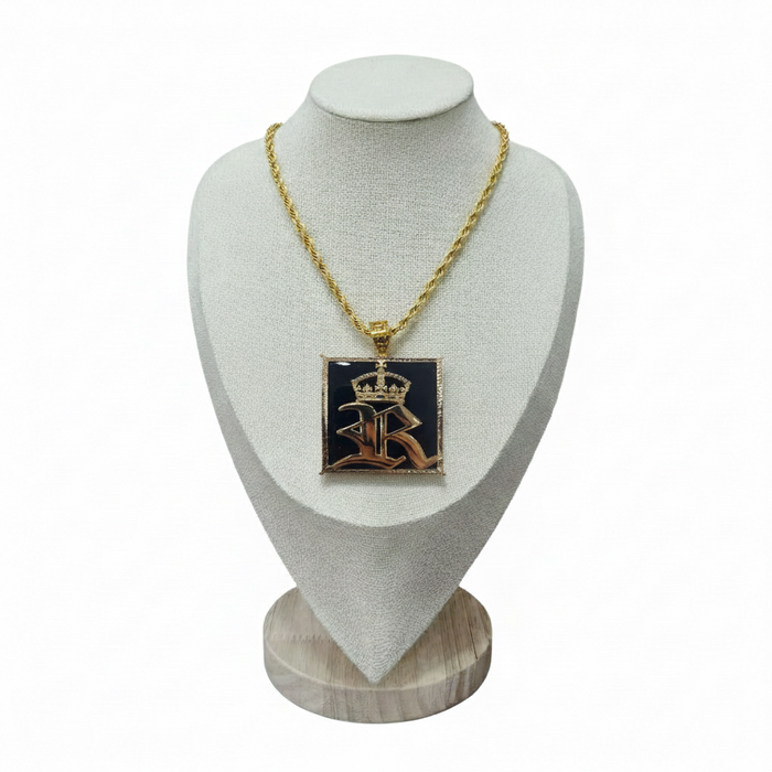 18K Black Onex Pendant