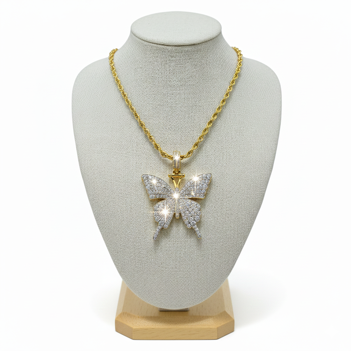 Butterfly Diamond Pendant