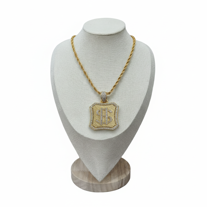 $ Sign Diamond Pendant
