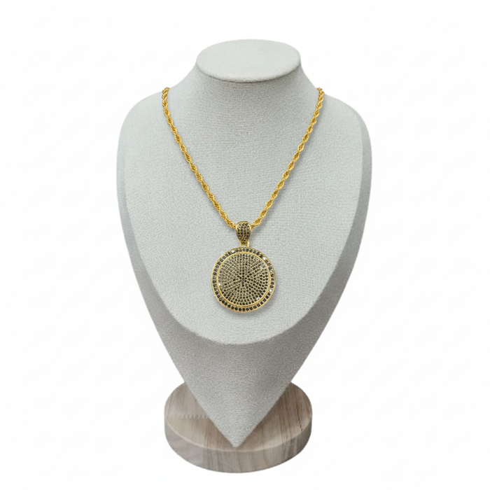 18/K Gold Black Diamond Madelian