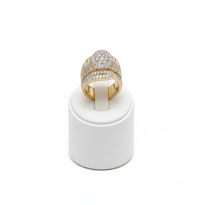 Pressure Set Diamond Ring + Band