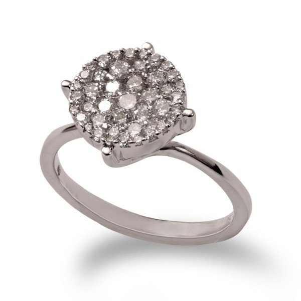 Diamond Round Ring