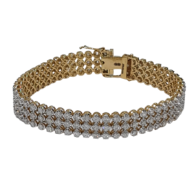 3 row tennis bracelet