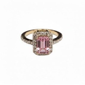 TOP TOURMOLINE WITH DIAMOND RING