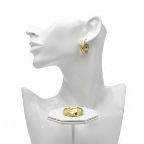 GOLD HOOP EARING