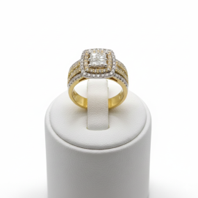 4pc setting diamond ring