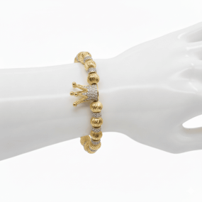 moon cut diamond bracelet