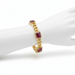 DIAMOND RUBY BRACELET