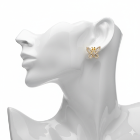 BUTTERFLY DIAMOND EARRING