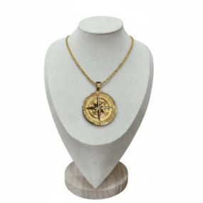 GOLD COMPASS PENDANT