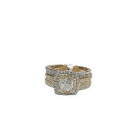 4pc setting diamond ring