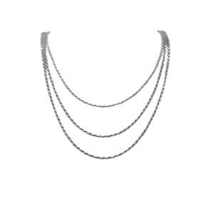 SILVER ROPE CHAIN