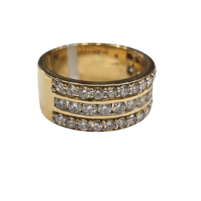 3 ROW DIAMOND RING