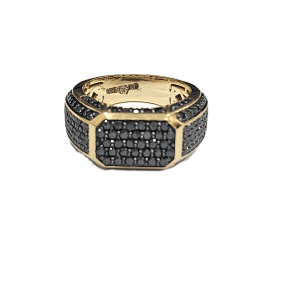 black diamonds ring